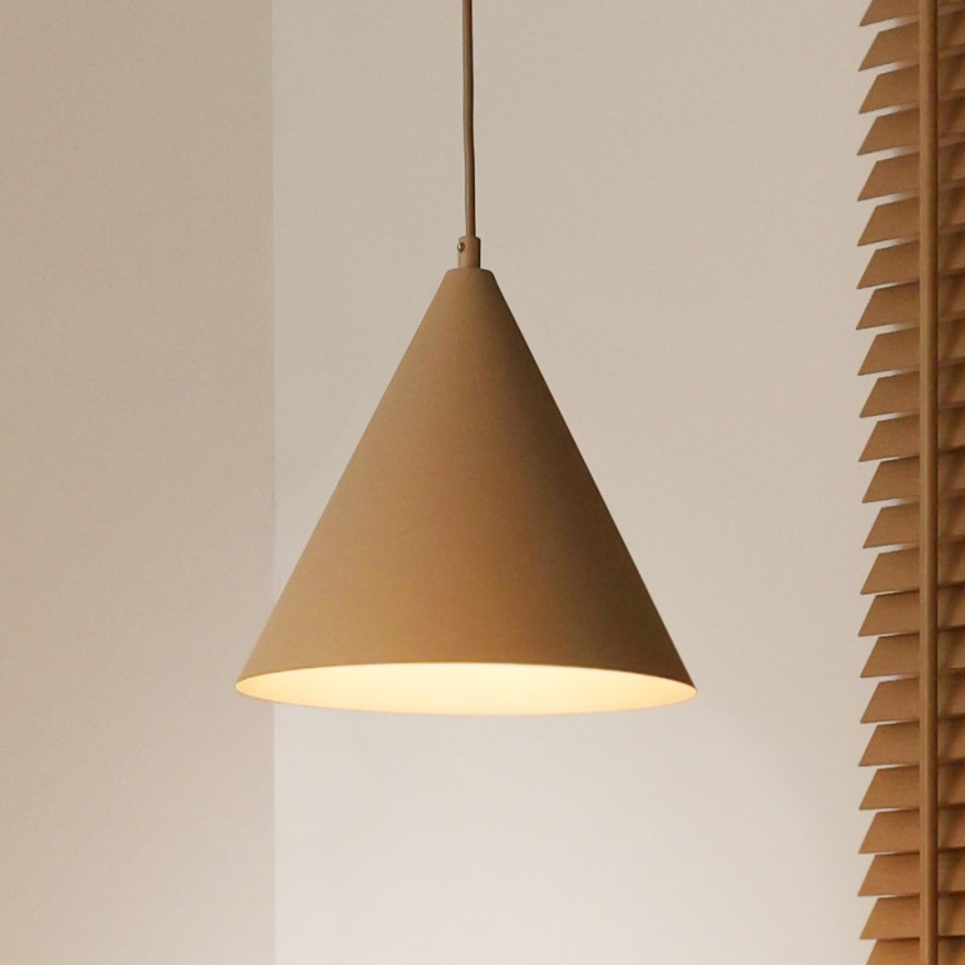 Duolla - Luster na sajli IRONLINE 1xG9/3W/230V Ø 25 cm bež