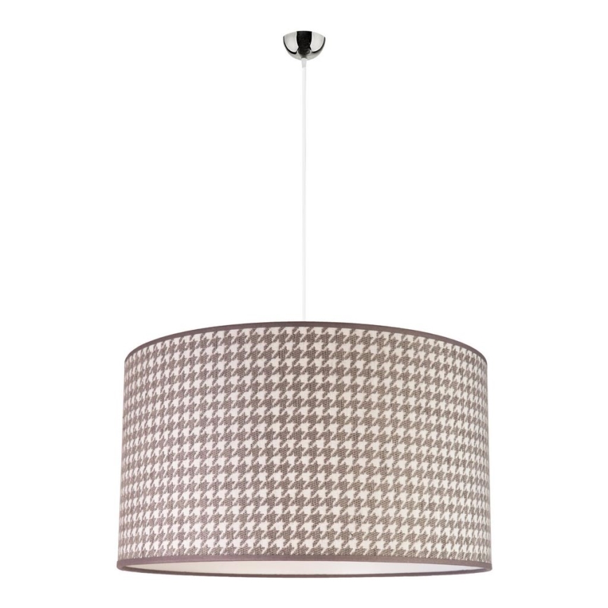 Duolla - Luster na sajli KENT 1xE27/40W/230V pr. 45 cm siva