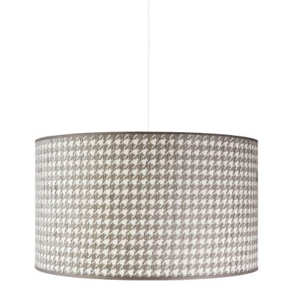 Duolla - Luster na sajli KENT 1xE27/40W/230V pr. 45 cm siva