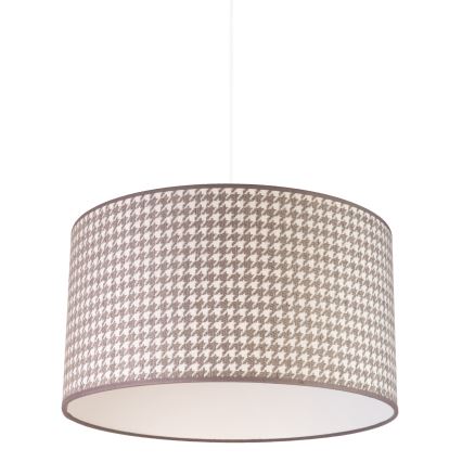 Duolla - Luster na sajli KENT 1xE27/40W/230V pr. 45 cm siva