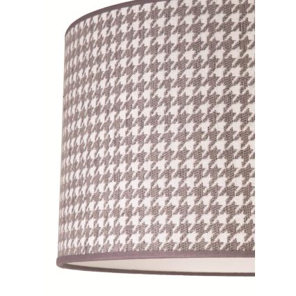 Duolla - Luster na sajli KENT 1xE27/40W/230V pr. 45 cm siva