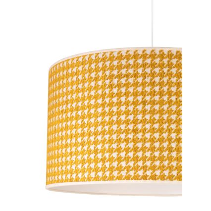 Duolla - Luster na sajli KENT 1xE27/40W/230V pr. 45 cm žuta