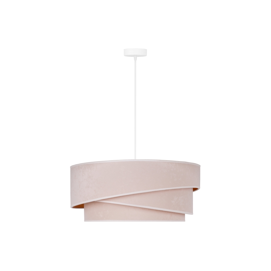 Duolla - Luster na sajli KOBO 1xE27/15W/230V pr. 45 cm krem/zlatna