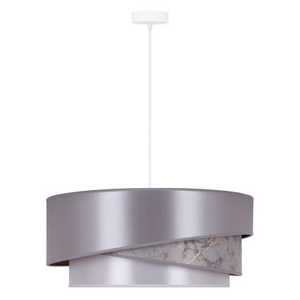 Duolla - Luster na sajli KOBO 1xE27/15W/230V pr. 45 cm srebrna/zlatna