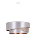 Duolla - Luster na sajli KOBO 1xE27/15W/230V pr. 45 cm srebrna/zlatna