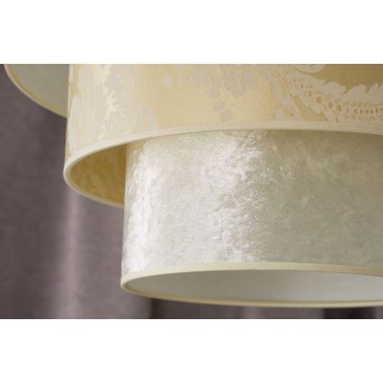 Duolla - Luster na sajli LUNETA 1xE27/40W/230V pr. 45 cm krem