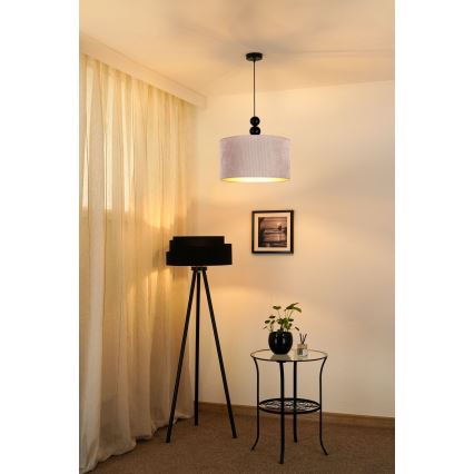 Duolla - Luster na sajli LYON 1xE27/15W/230V pr. 40 cm bež