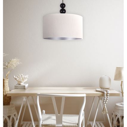Duolla - Luster na sajli LYON 1xE27/15W/230V pr. 40 cm krem
