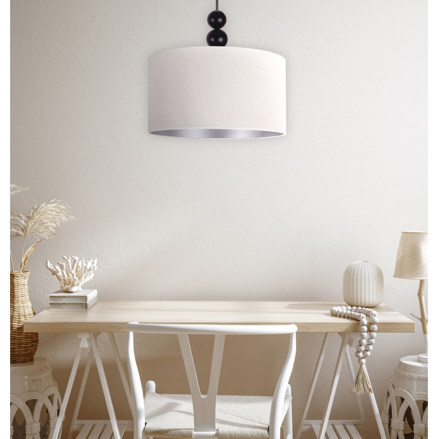 Duolla - Luster na sajli LYON 1xE27/15W/230V pr. 40 cm krem