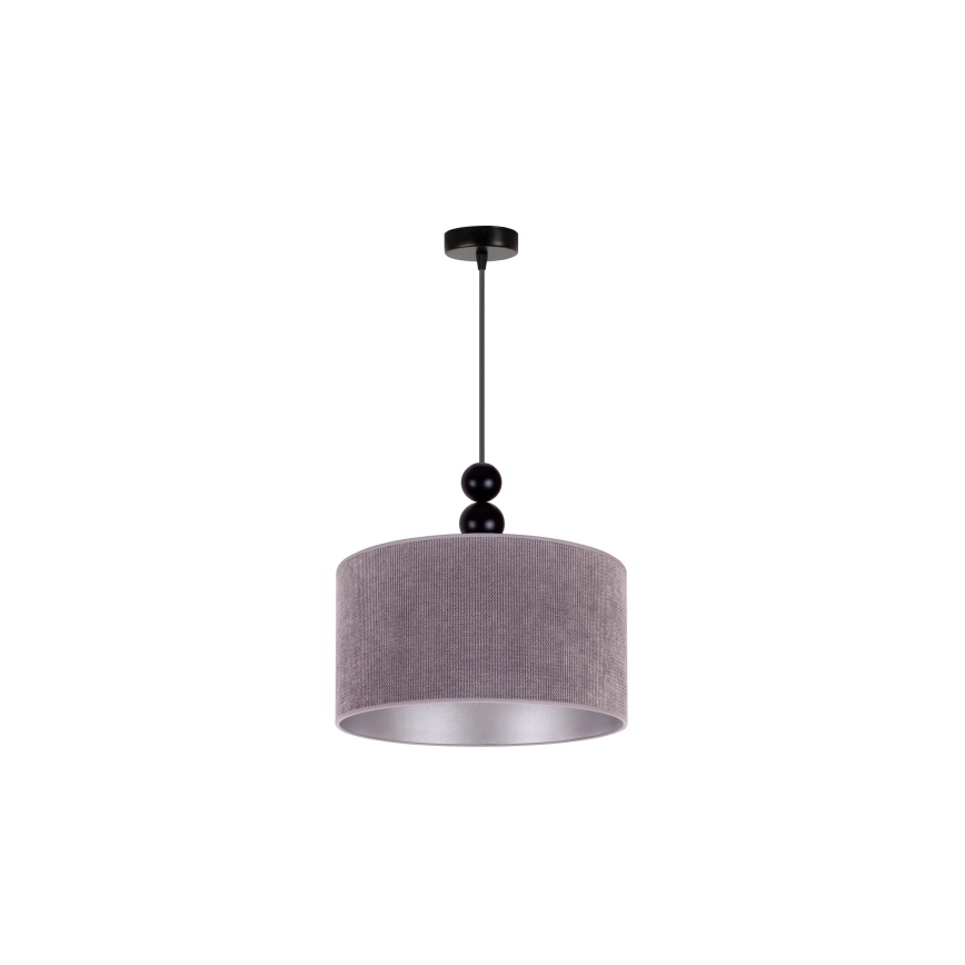 Duolla - Luster na sajli LYON 1xE27/15W/230V pr. 40 cm siva
