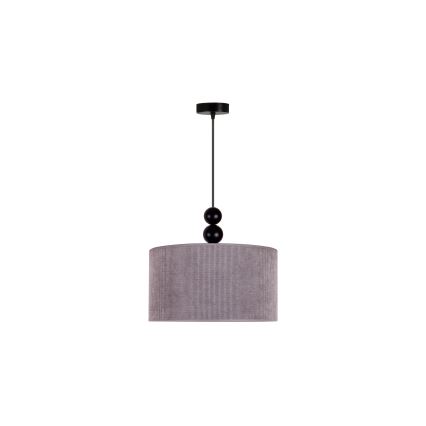 Duolla - Luster na sajli LYON 1xE27/15W/230V pr. 40 cm siva