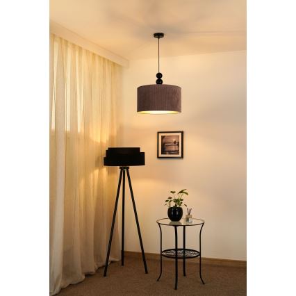 Duolla - Luster na sajli LYON 1xE27/15W/230V pr. 40 cm smeđa