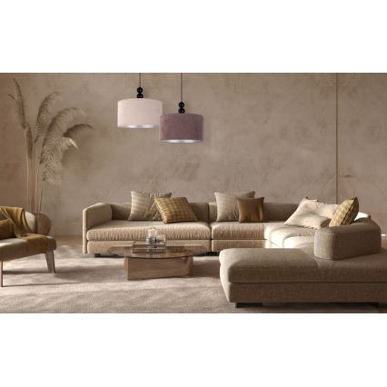 Duolla - Luster na sajli LYON 1xE27/15W/230V pr. 40 cm smeđa