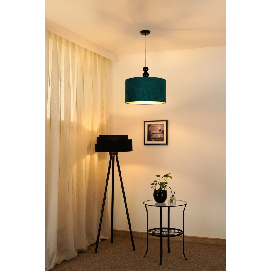 Duolla - Luster na sajli LYON 1xE27/15W/230V pr. 40 cm zelena