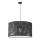 Duolla - Luster na sajli MARBLE 1xE27/40W/230V pr. 45 cm crna/bijela