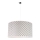 Duolla - Luster na sajli MAROKO 1xE27/40W/230V pr. 45 cm bijela/crna