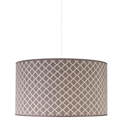 Duolla - Luster na sajli MAROKO 1xE27/40W/230V pr. 45 cm siva