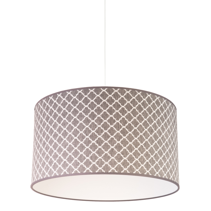 Duolla - Luster na sajli MAROKO 1xE27/40W/230V pr. 45 cm siva