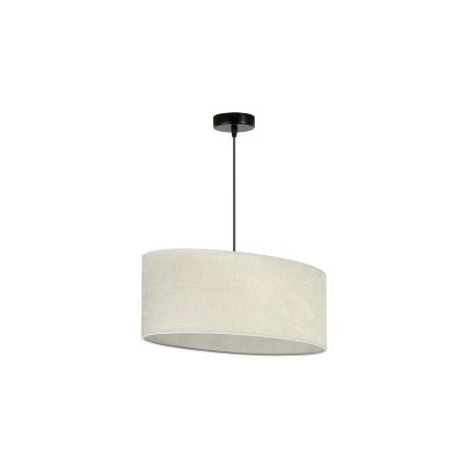 Duolla - Luster na sajli OVAL 1xE27/15W/230V siva