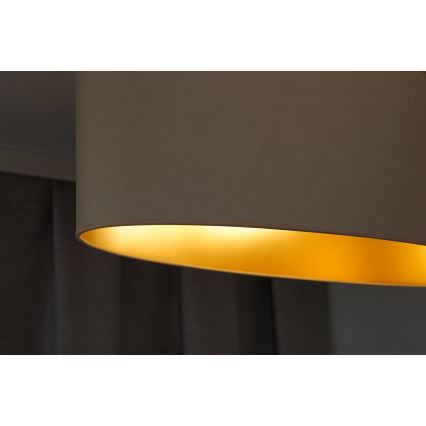 Duolla - Luster na sajli OVAL VEGAN 2xE27/15W/230V krem