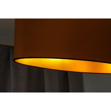 Duolla - Luster na sajli OVAL VEGAN 2xE27/15W/230V smeđa