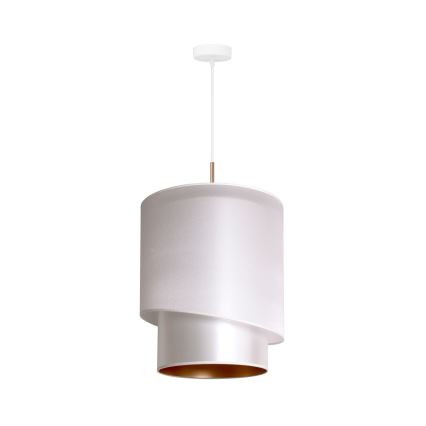 Duolla - Luster na sajli PARIS 1xE27/15W/230V pr. 40 cm srebrna/zlatna