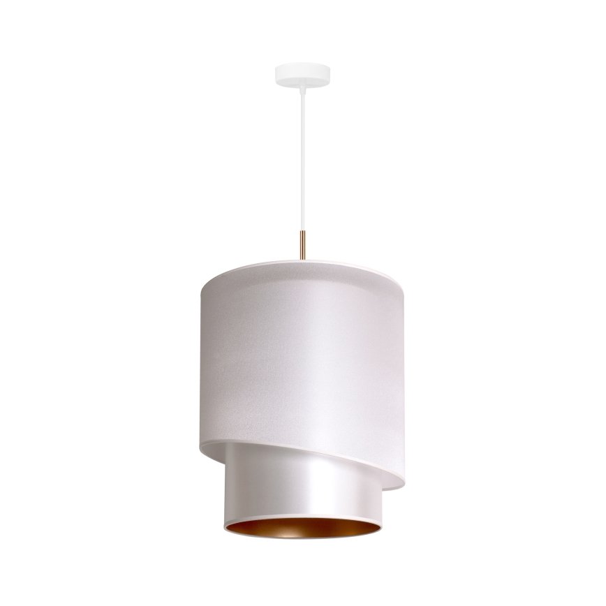 Duolla - Luster na sajli PARIS 1xE27/15W/230V pr. 40 cm srebrna/zlatna