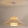 Duolla - Luster na sajli RIO RATTAN 1xE27/15W/230V pr. 45 cm bež/ratan