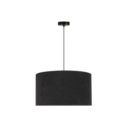 Duolla - Luster na sajli ROLLER 1xE27/15W/230V pr. 40 cm crna/zlatna