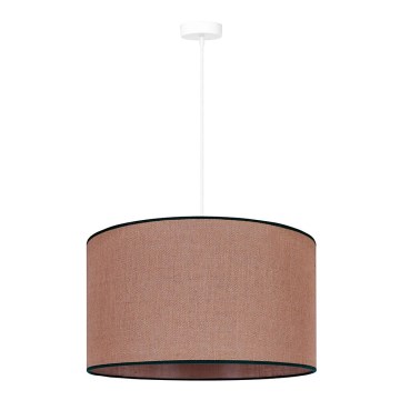 Duolla - Luster na sajli ROLLER 1xE27/15W/230V pr. 40 cm smeđa/crna