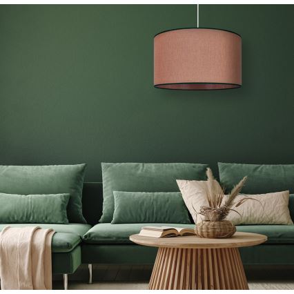Duolla - Luster na sajli ROLLER 1xE27/15W/230V pr. 40 cm smeđa/crna