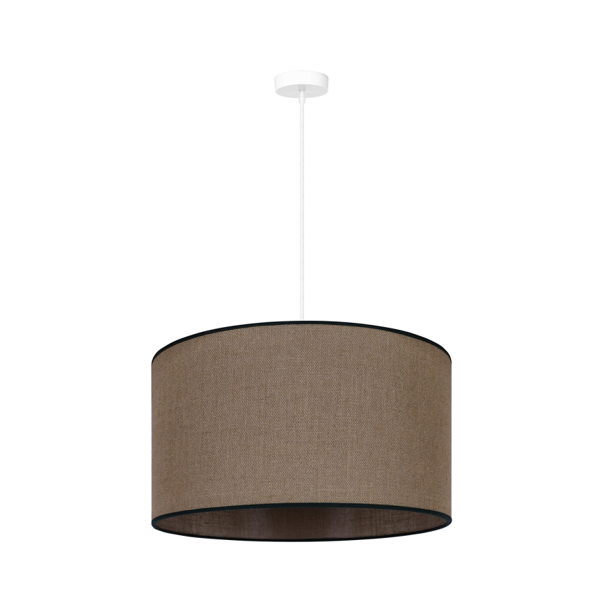Duolla - Luster na sajli ROLLER 1xE27/15W/230V pr. 40 cm smeđa/crna