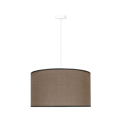 Duolla - Luster na sajli ROLLER 1xE27/15W/230V pr. 40 cm smeđa/crna