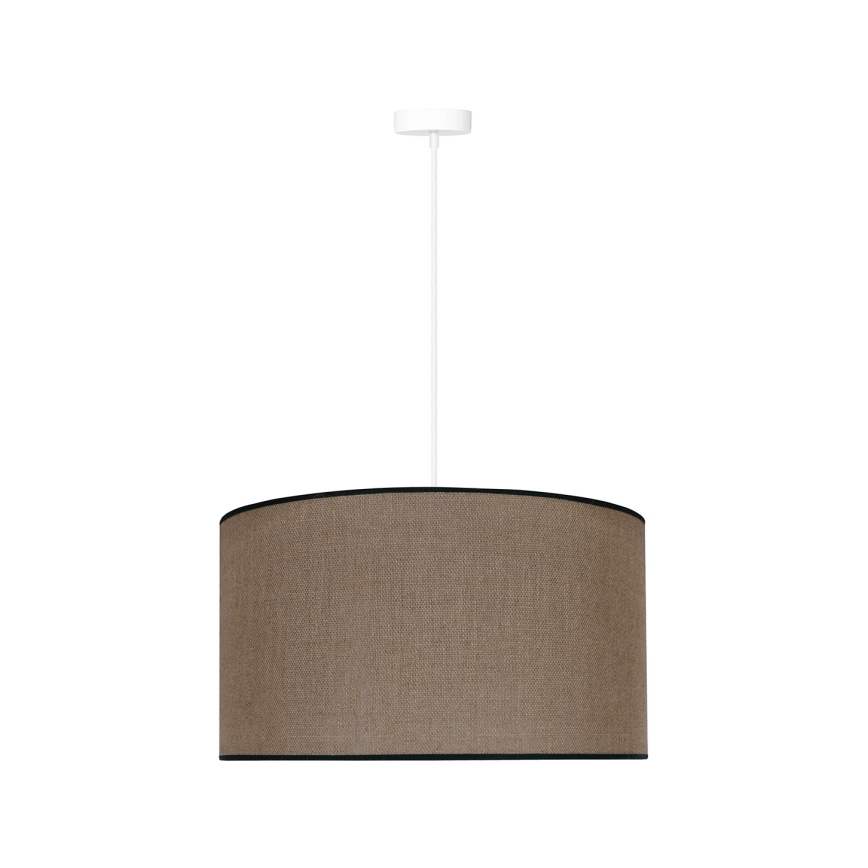 Duolla - Luster na sajli ROLLER 1xE27/15W/230V pr. 40 cm smeđa/crna
