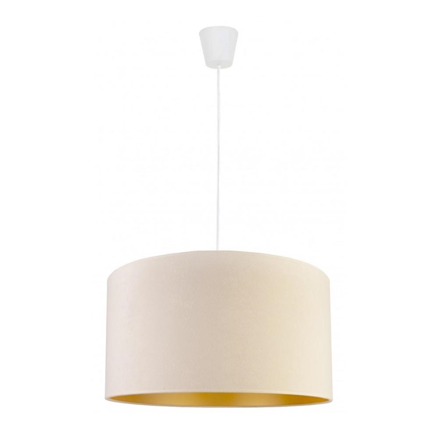 Duolla - Luster na sajli ROLLER 1xE27/40W/230V pr. 40 cm krem