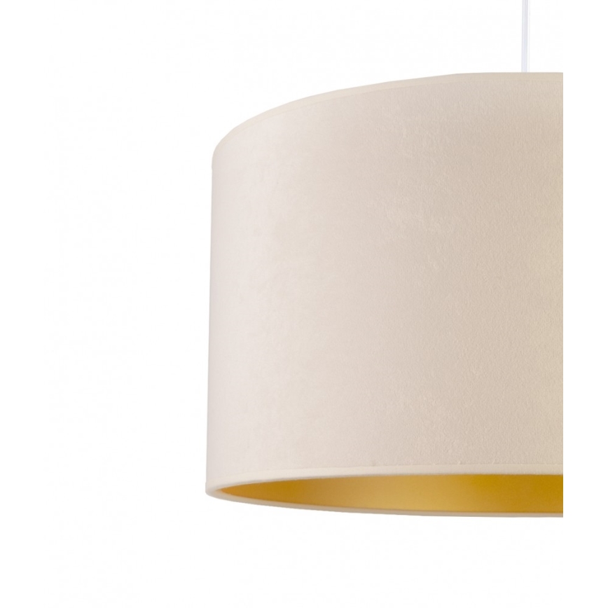 Duolla - Luster na sajli ROLLER 1xE27/40W/230V pr. 40 cm krem