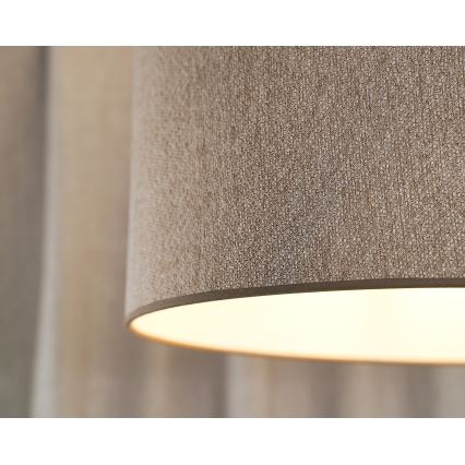 Duolla - Luster na sajli ROLLER ECO RECYCLING 1xE27/15W/230V pr. 45 cm smeđa