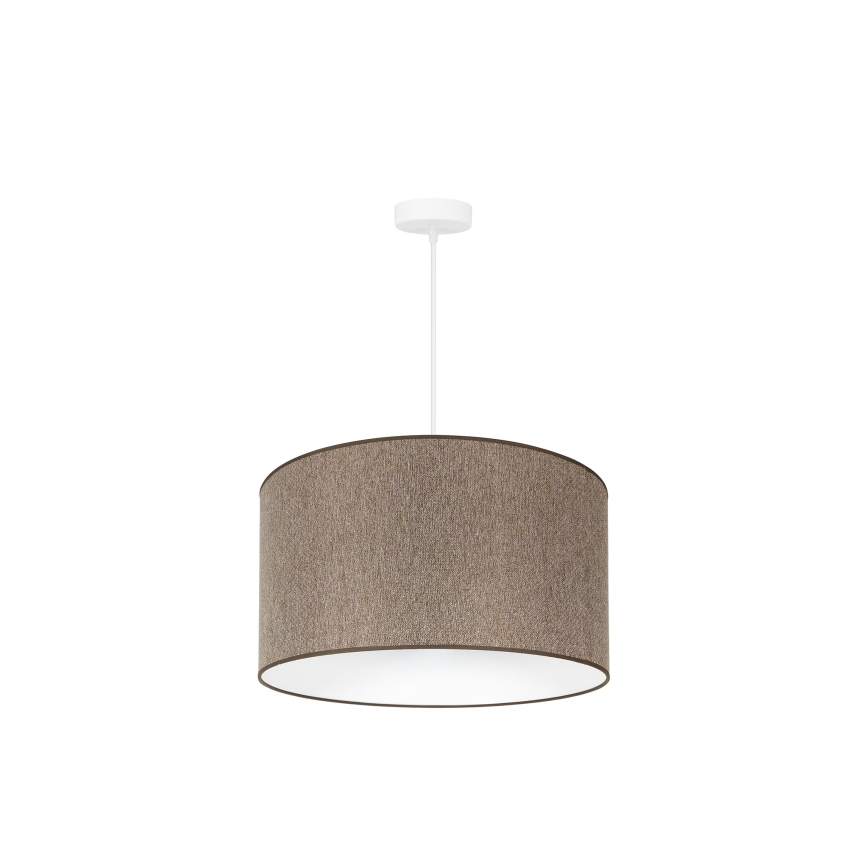 Duolla - Luster na sajli ROLLER ECO RECYCLING 1xE27/15W/230V pr. 45 cm smeđa