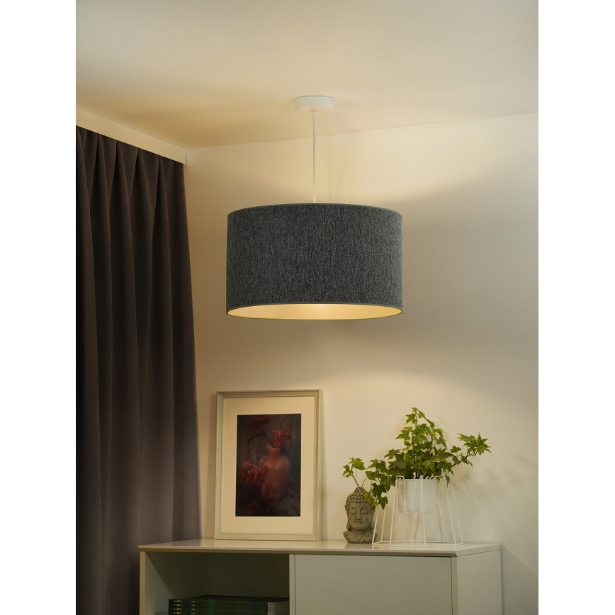 Duolla - Luster na sajli ROLLER ECO RECYCLING 1xE27/15W/230V pr. 45 cm zelena