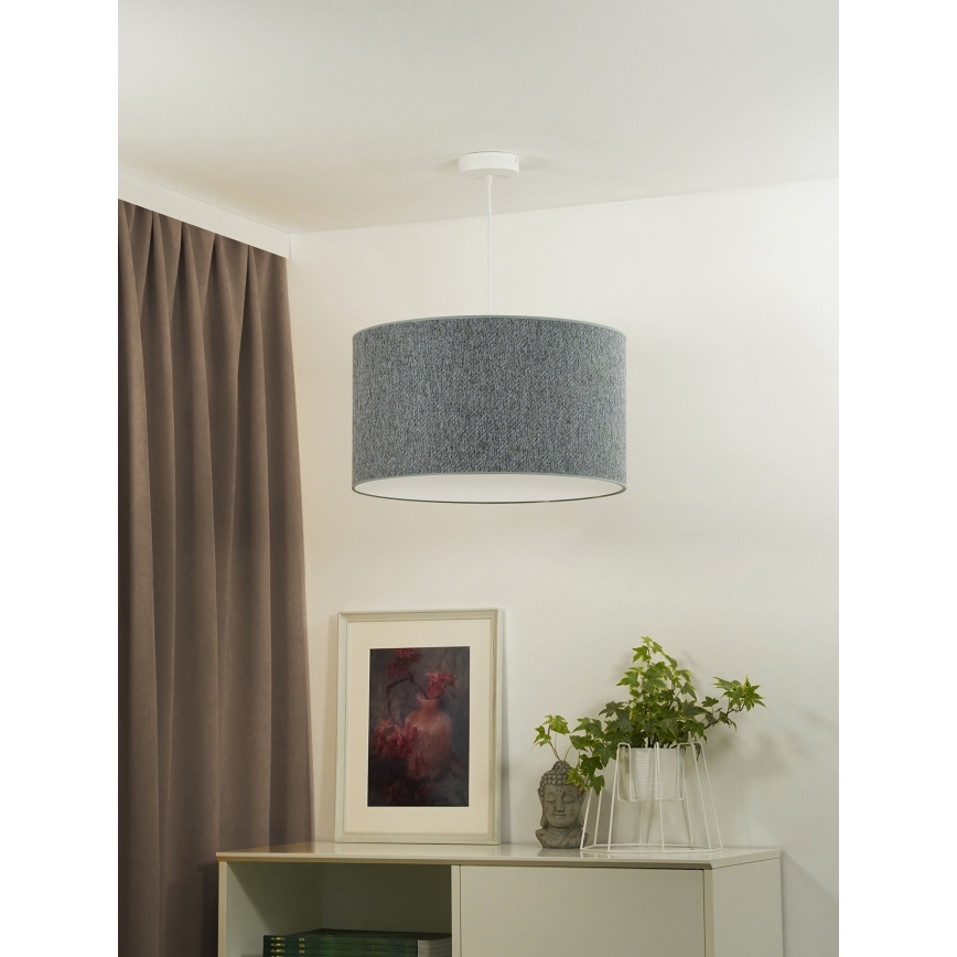 Duolla - Luster na sajli ROLLER ECO RECYCLING 1xE27/15W/230V pr. 45 cm zelena