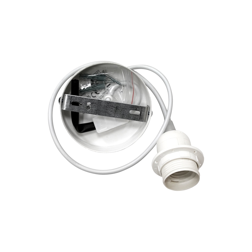 Duolla - Luster na sajli ROLLER ECO RECYCLING 1xE27/15W/230V pr. 45 cm zelena