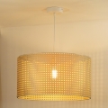 Duolla - Luster na sajli ROLLER RATTAN 1xE27/15W/230V pr. 45 cm bež