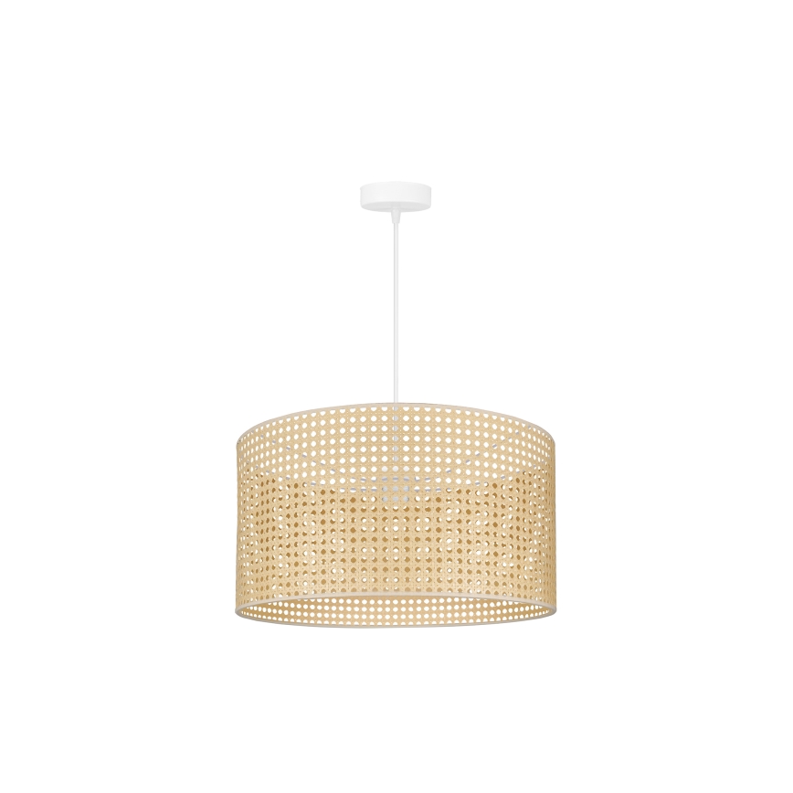 Duolla - Luster na sajli ROLLER RATTAN 1xE27/15W/230V pr. 45 cm bež