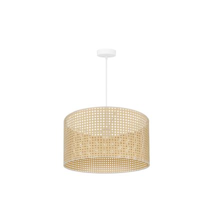 Duolla - Luster na sajli ROLLER RATTAN 1xE27/15W/230V pr. 45 cm bež