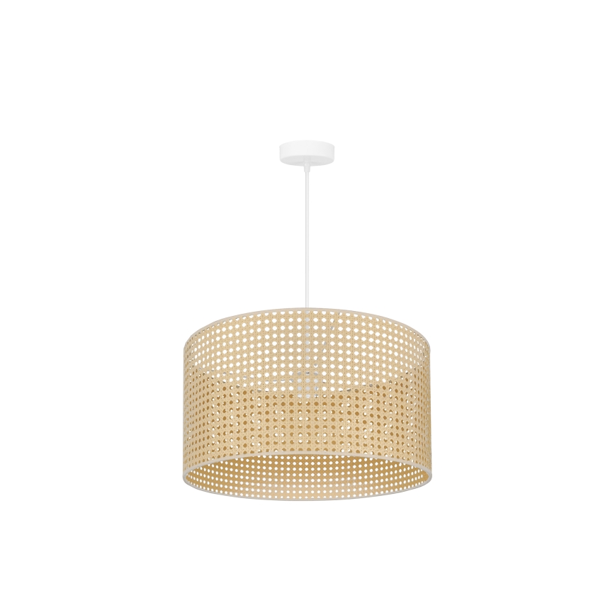 Duolla - Luster na sajli ROLLER RATTAN 1xE27/15W/230V pr. 45 cm bež