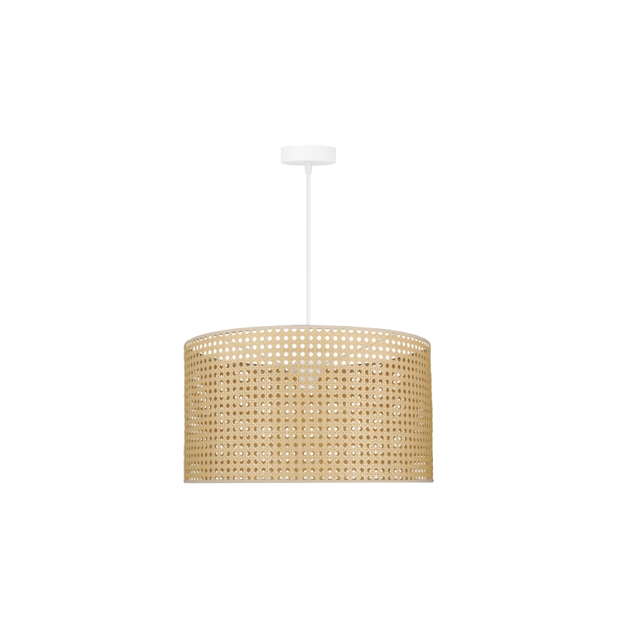 Duolla - Luster na sajli ROLLER RATTAN 1xE27/15W/230V pr. 45 cm bež