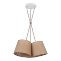 Duolla - Luster na sajli ROSSA 3xE27/15W/230V pr. 45 cm smeđa