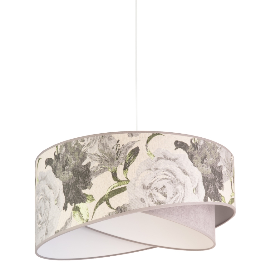Duolla - Luster na sajli ROYAL 1xE27/40W/230V pr. 50 cm siva