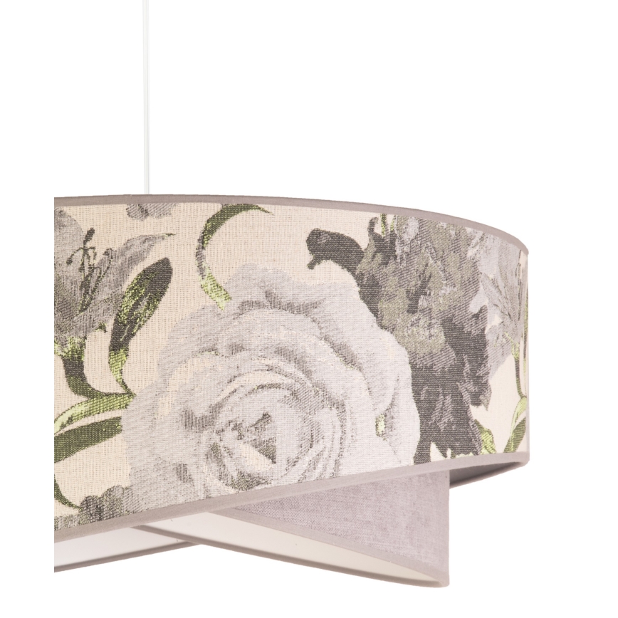 Duolla - Luster na sajli ROYAL 1xE27/40W/230V pr. 50 cm siva