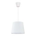 Duolla - Luster na sajli SOLO 1xE27/40W/230V pr. 24 cm bijela